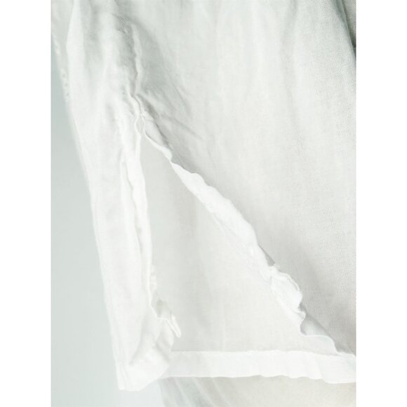 JW Johnny Was White Cotton Eyelet LSV Tunic Top M - Picture 5 of 8